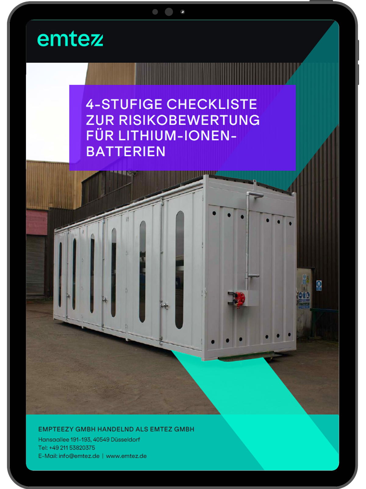 4-stufigen Checkliste zur Risikobewertung für Lithium-Ionen-Batterien